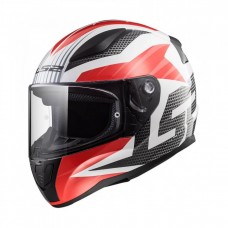 LS2 FF353 RAPID GRID red white